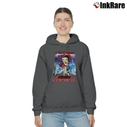 Women’s Betty Boop New Orleans Big Easy French Quarter Graphic Cozy Hoodie in charcoal | Warm, Structured, Stylish