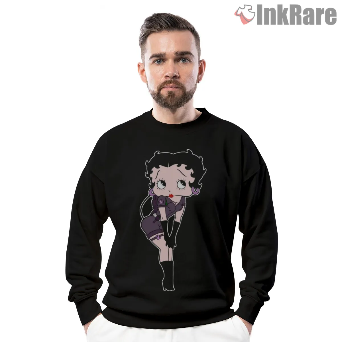 Betty Boop Purple Dress Classic Cartoon Pose Shirt Betty Boop Purple Dress Classic Cartoon Pose Shirt on graphic shirt for men graphic tee