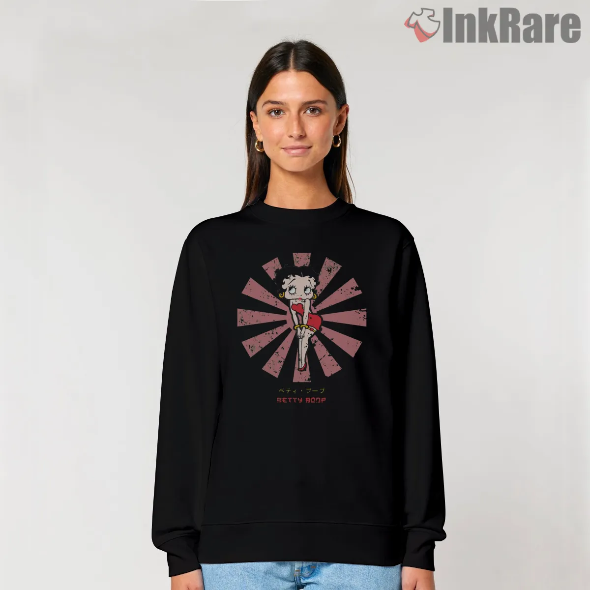 Betty Boop Retro Japanese Rising Sun Shirt Betty Boop Retro Japanese Rising Sun Shirt on graphic shirt for women graphic tee