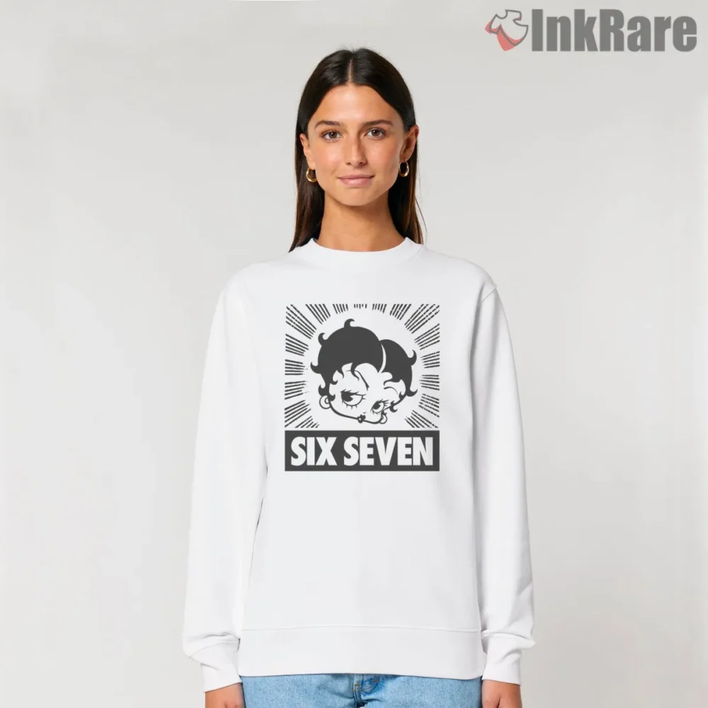 Betty Boop Six Seven Bold Street Art Shirt on graphic shirt for women graphic tee