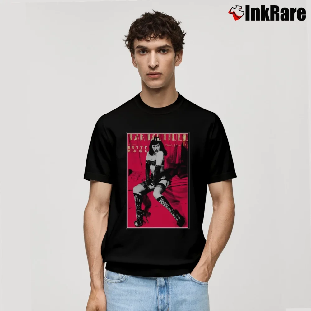 Men’s Betty Page Fashion Brands Classic T-Shirt in black | Soft, Breathable Everyday Wear