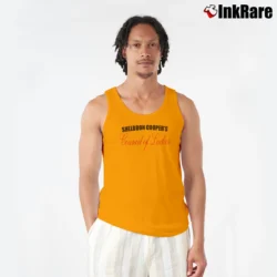 Men’s Big Bang Theory Council Of Ladies Tank Top in orange | Breathable, Active-Friendly Design