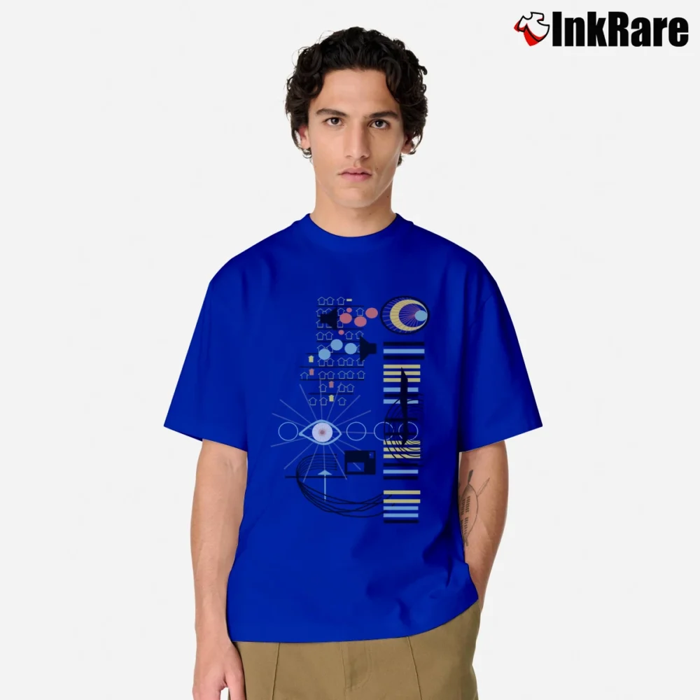 Men’s Big Bang Theory Sheldon Av Club Classic T-Shirt in royal blue | Soft, Breathable Everyday Wear