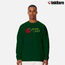 Men’s Big Bite Baits Long-Sleeve Shirt in forest green | Sleek, Lightweight, Year-Round Wear