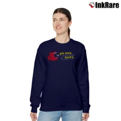 Women’s Big Bite Baits Relaxed Sweatshirt in navy | Soft, Laid-Back Vibe