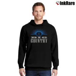 Men’s Big Country Graphic Pullover Hoodie in black | Cozy, Durable, Modern Fit