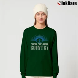 Women’s Big Country Graphic Long-Sleeve Top in forest green | Sleek, Versatile, All-Season