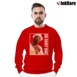 Men’s Big Daddy Kane Crewneck Sweatshirt in red | Cozy Fabric, Clean Style