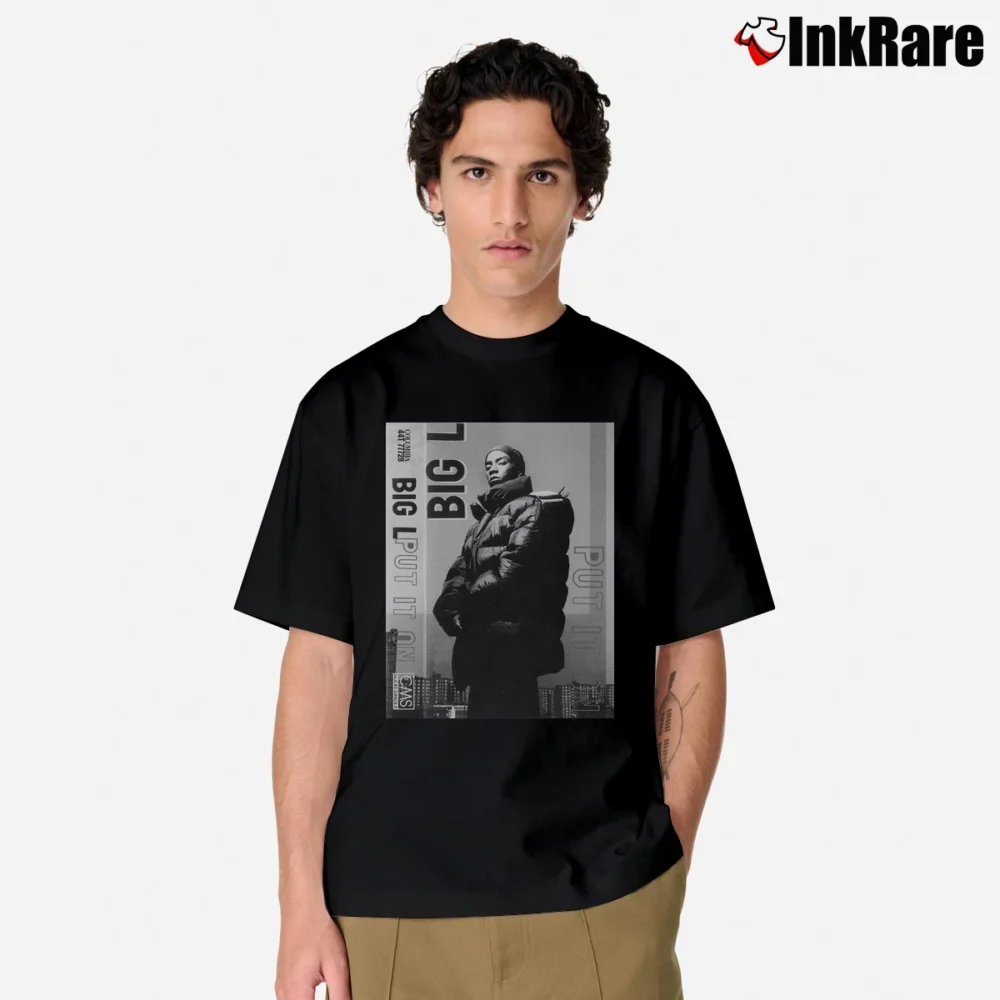 Men’s Big L Put It On Classic T-Shirt in black | Soft, Breathable Everyday Wear