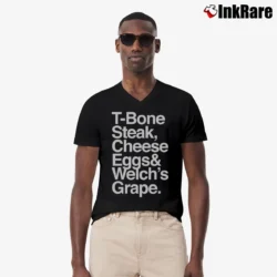 Men’s Big Poppa The Notorious V-Neck Tee in black | Sharp, Breathable, Everyday Staple