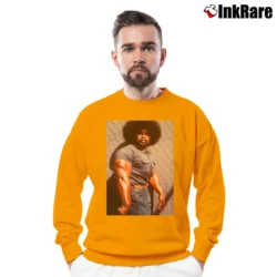Men’s Big Tookie Concept Tees Crewneck Sweatshirt in orange | Cozy Fabric, Clean Style