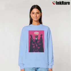 Women’s Big Trouble In Little China Lo Pan Relaxed Sweatshirt in light blue | Soft, Laid-Back Vibe