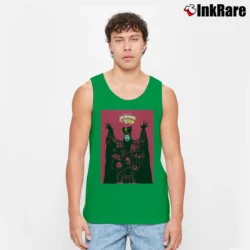 Men’s Big Trouble In Little China Lo Pan Tank Top in irish green | Breathable, Active-Friendly Design