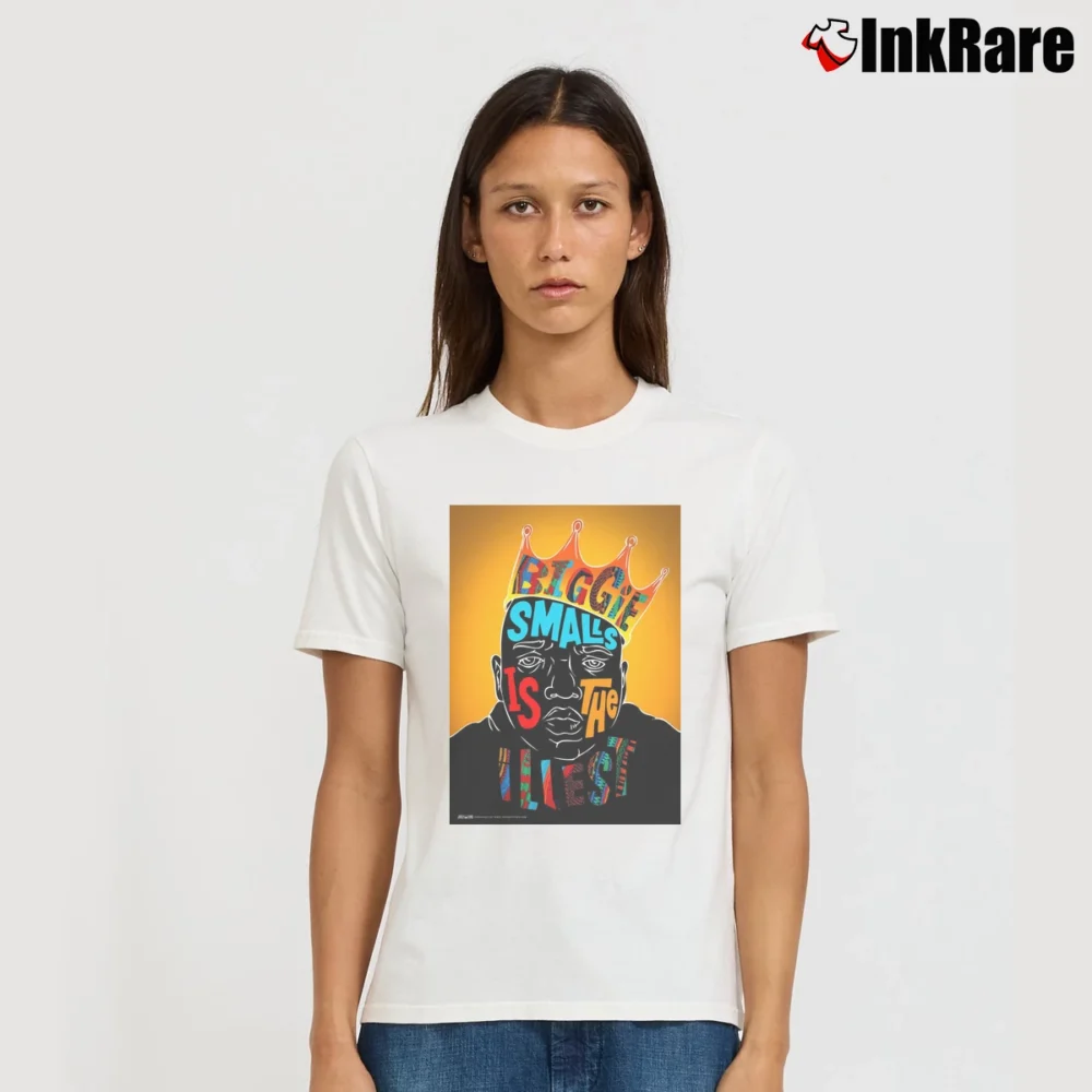 Women’s Biggie Smalls Is The Illest Signature T-Shirt in white | Soft, Flattering Fit
