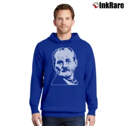 Men’s Bill Murray Graphic Pullover Hoodie in royal blue | Cozy, Durable, Modern Fit
