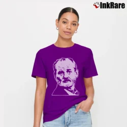 Women’s Bill Murray Graphic Signature T-Shirt in purple | Soft, Flattering Fit