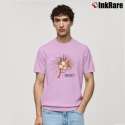 Men’s Bill The Cat Logo Classic T-Shirt in light pink | Soft, Breathable Everyday Wear