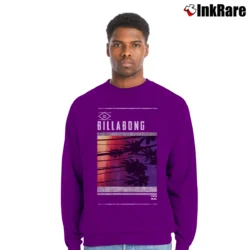 Men’s Billabong Turbulence Graphic Crewneck Sweatshirt in purple | Cozy Fabric, Clean Style