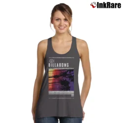 Women’s Billabong Turbulence Graphic Tank Top in charcoal | Lightweight, Movement-Friendly