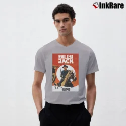 Men’s Billy Jack One Tin Soldier V-Neck Tee in sport grey | Sharp, Breathable, Everyday Staple