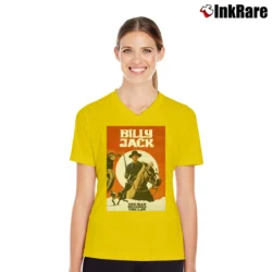 Women’s Billy Jack One Tin Soldier V-Neck Tee in yellow | Chic Neckline, Soft Texture