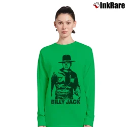 Women’s Billy Jack Triblend Graphic Long-Sleeve Top in irish green | Sleek, Versatile, All-Season