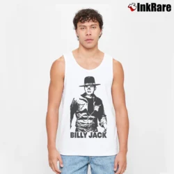 Men’s Billy Jack Triblend Graphic Tank Top in white | Breathable, Active-Friendly Design