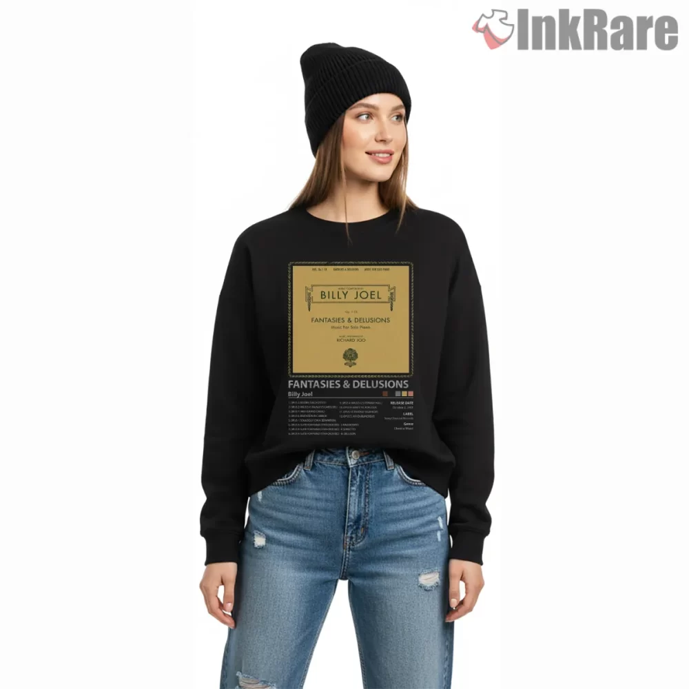 Billy Joel Fantasies And Delusions Classical Cover Shirt on graphic shirt for women graphic tee