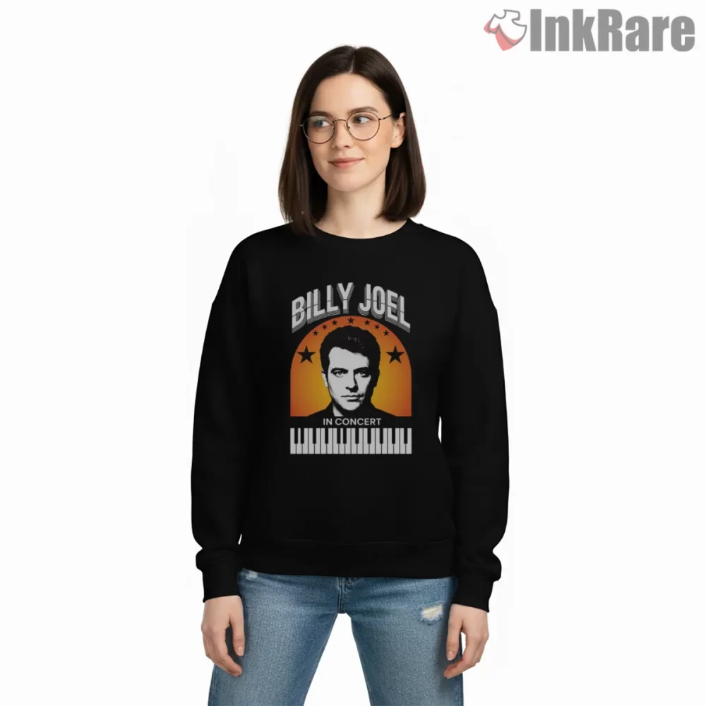 Billy Joel In Concert Piano Keys Poster Shirt on graphic shirt for women graphic tee