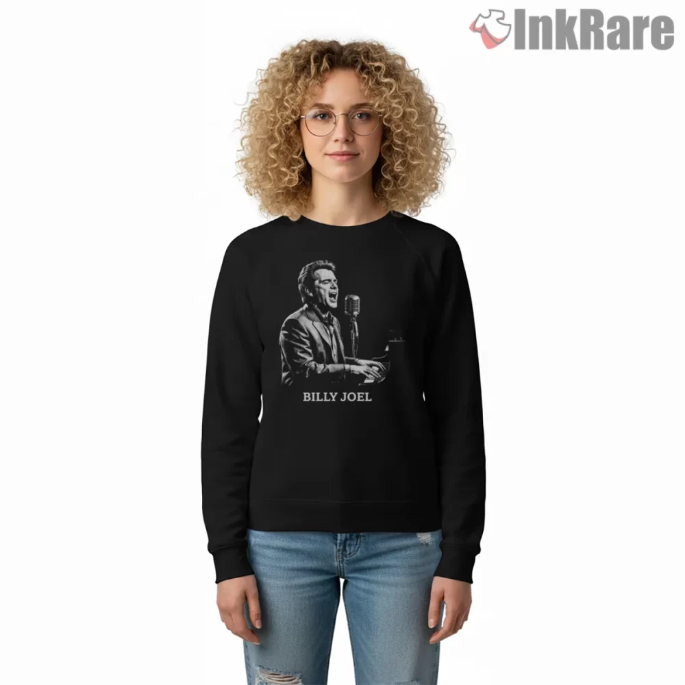Billy Joel Live Piano Microphone Classic Shirt on graphic shirt for women graphic tee