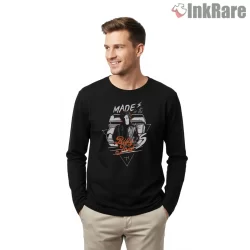 Billy Joel Made In The Eighties Retro Car Shirt on black long sleeve shirt for men graphic tee
