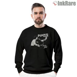 Billy Joel Piano Man Live Silhouette Performance Shirt on graphic shirt for men graphic tee