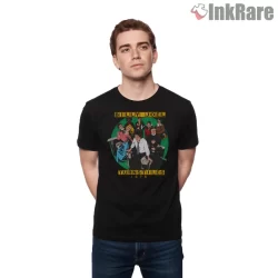Billy Joel Turnstiles 1976 Vintage Concert Art Shirt on black short sleeve shirt for men graphic tee