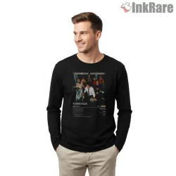 Billy Joel Turnstiles Classic Album Cover Shirt on black long sleeve shirt for men graphic tee