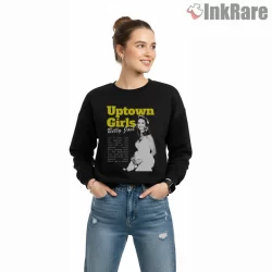 Billy Joel Uptown Girl Vintage Magazine Poster Shirt on graphic shirt for women graphic tee