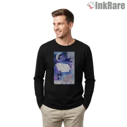Billy Joel Vienna Dreamy Collage Shirt on black long sleeve shirt for men graphic tee