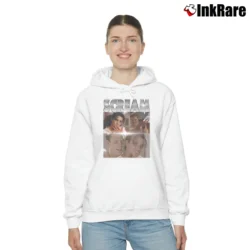 Women’s Billy Loomis Scream Cozy Hoodie in white | Warm, Structured, Stylish
