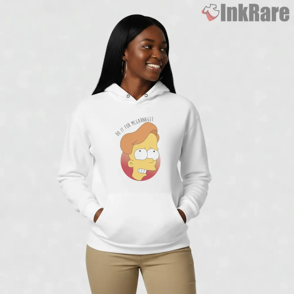 Billy Mcgarnagle Detective Cartoon Parody Character Shirt on white hoodie for women graphic tee