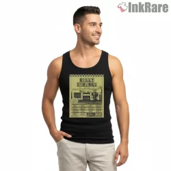 Billy Strings 2025 Winter Tour Poster Shirt on black tank top for men graphic tee