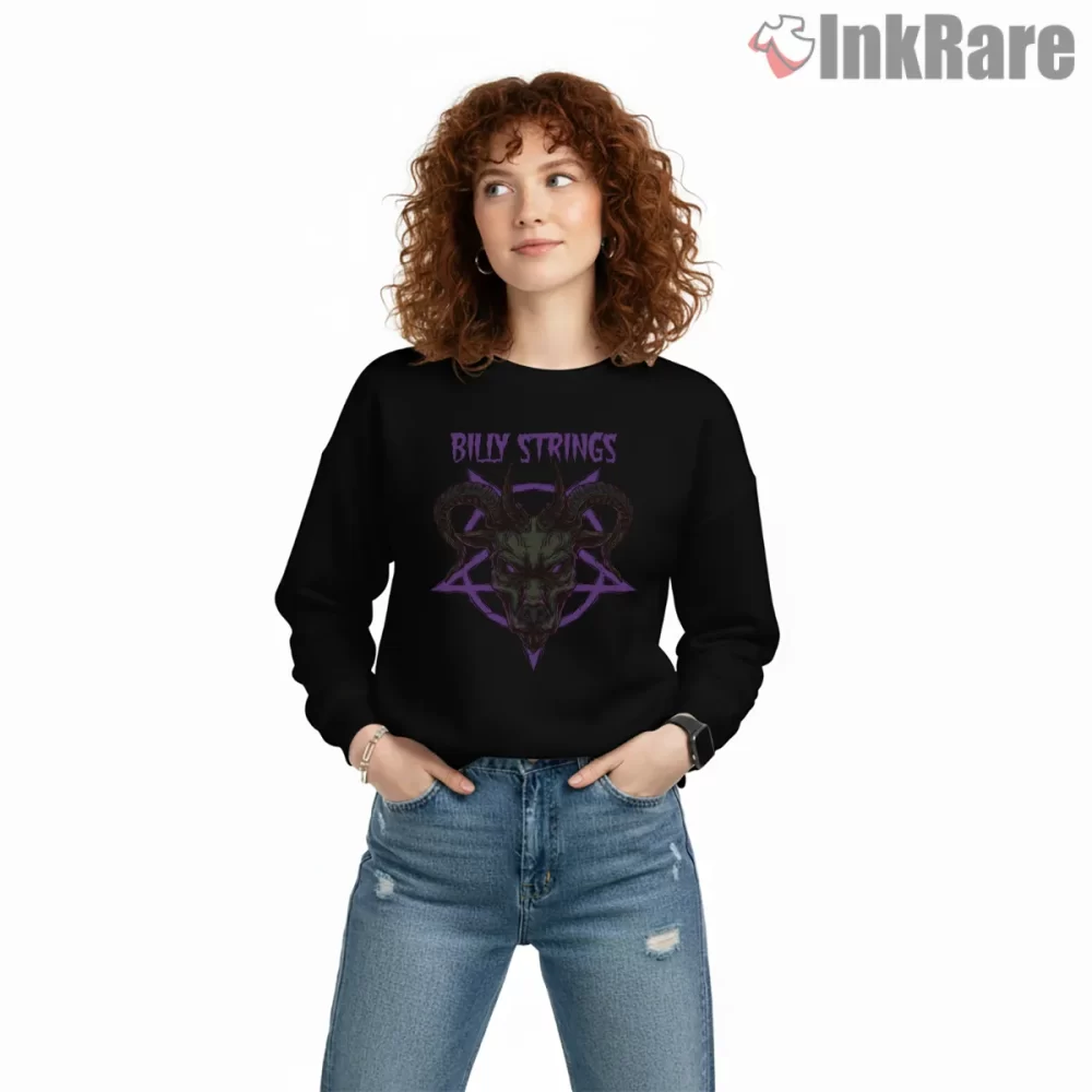 Billy Strings Dark Goat Sigil Shirt on graphic shirt for women graphic tee