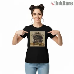 Billy Strings Fiddle Tune X Vintage Poster Shirt on black short sleeve shirt for women graphic tee