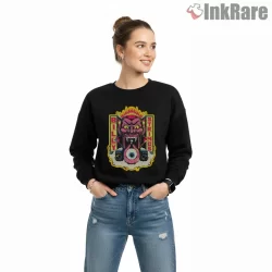 Billy Strings Flaming Demon Speaker Art Shirt on graphic shirt for women graphic tee