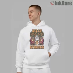 Billy Strings Frog And Spider Campfire Magic Shirt on white hoodie for men graphic tee