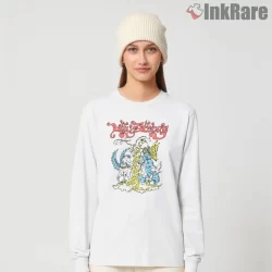 Billy Strings Mythic Psychedelic Guitar Rider Shirt on white long sleeve shirt for women graphic tee