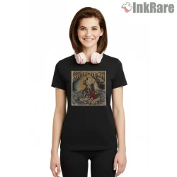 Billy Strings Rock Of Ages Storm Myth Shirt on black short sleeve shirt for women graphic tee