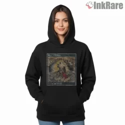 Billy Strings Rock Of Ages Vintage Album Cover Shirt on black hoodie for women graphic tee