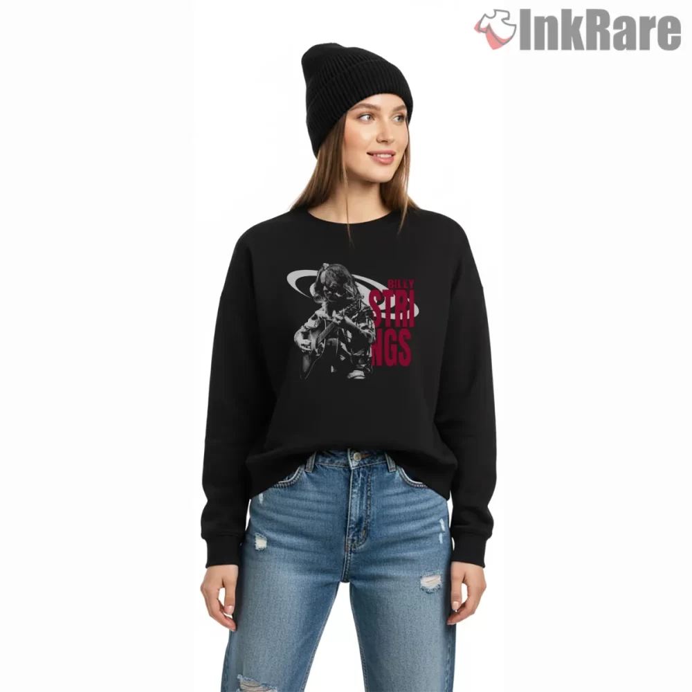 Billy Strings Saturn Ring Live Photo Shirt on graphic shirt for women graphic tee