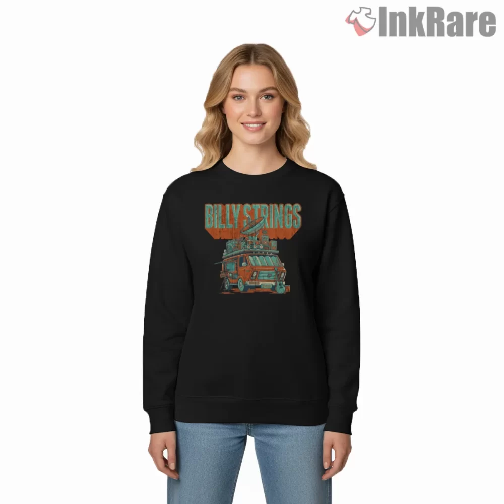 Billy Strings Summer Road Van Poster Shirt on graphic shirt for women graphic tee