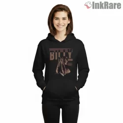 Billy Talent Halftone Singer Shout Shirt on black hoodie for women graphic tee