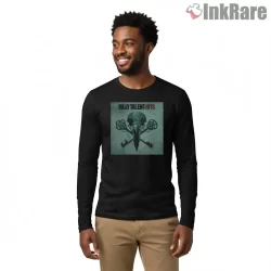 Billy Talent Hits Bird Skull And Crossed Keys Shirt on black long sleeve shirt for men graphic tee